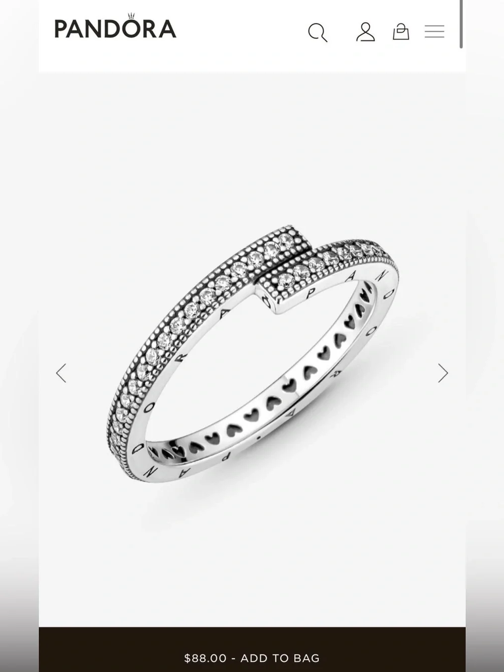 Pandora elegant silver